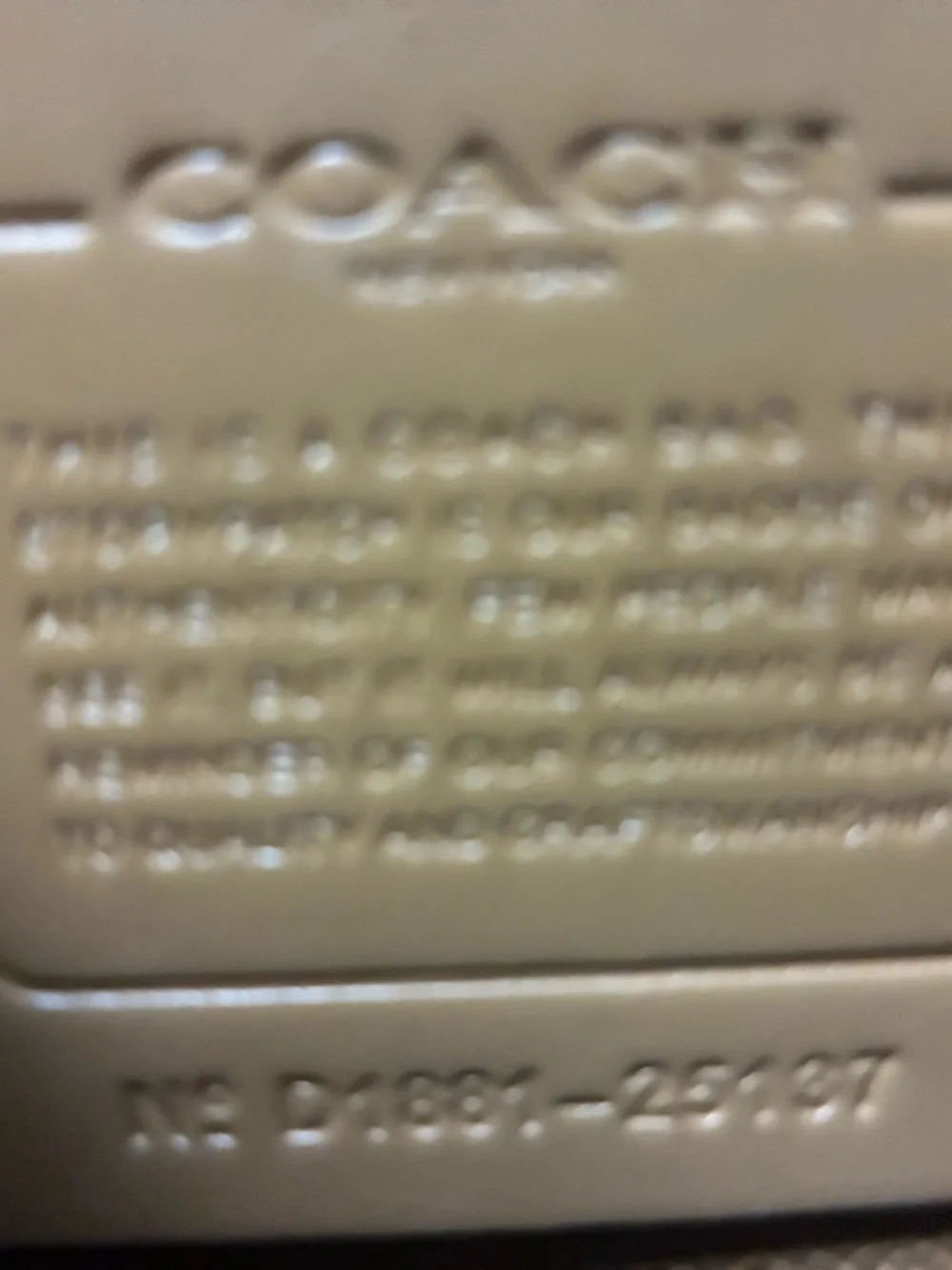 Coach Pebbled Leather Tote - Picture 11 of 11